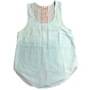 Ardene Baby Blue Lace Back Tank